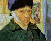 文森特 威廉 梵高 : 耳朵有毛病的自画像